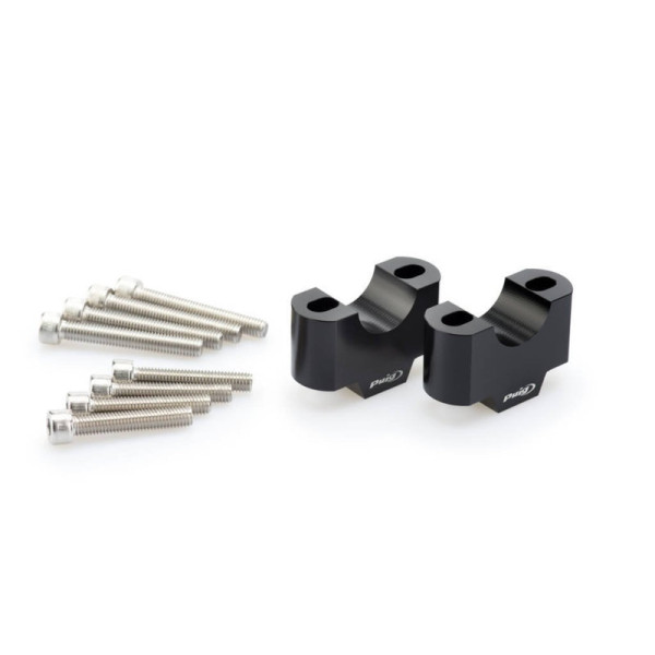 Puig 30mm Handlebar Risers For 29mm Bars Black